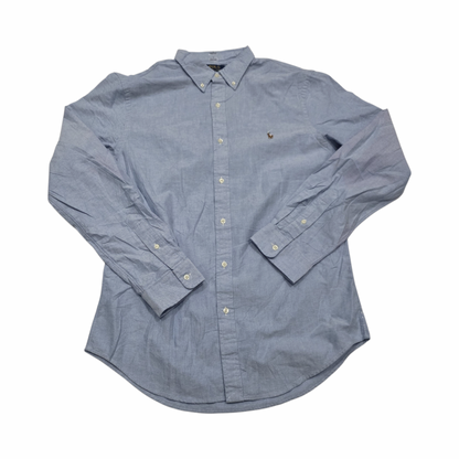 Camisa Ralph Lauren Grande L Slim Fit Azul Pony Colores