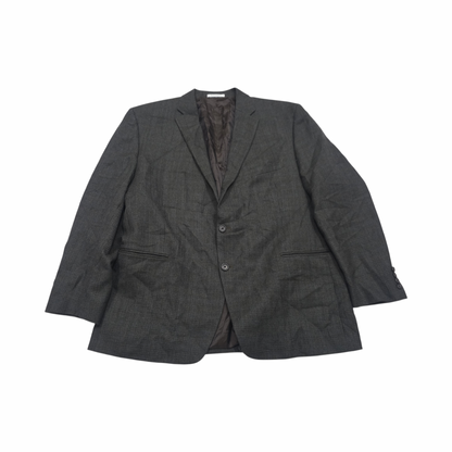 Saco Ralph Lauren 48r Verde Y Cafe Cuadros Lana