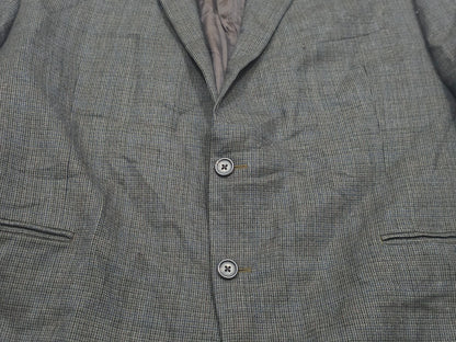 Saco Ralph Lauren 48r Verde Y Cafe Cuadros Lana