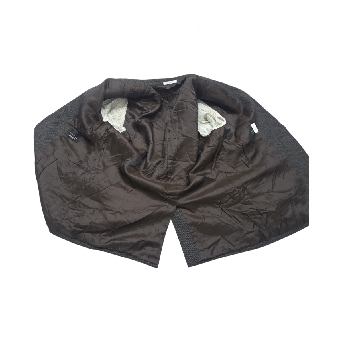 Saco Ralph Lauren 48r Verde Y Cafe Cuadros Lana