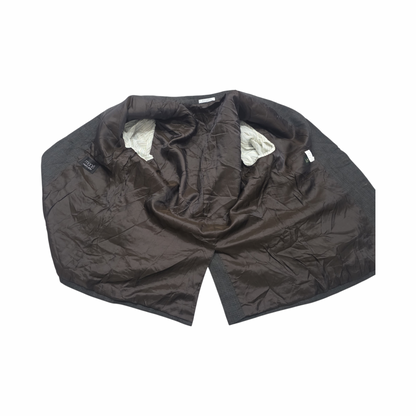 Saco Ralph Lauren 48r Verde Y Cafe Cuadros Lana