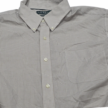 Camisa Ralph Lauren 17 1/2 34-35 Classic Fit Cafe Claro