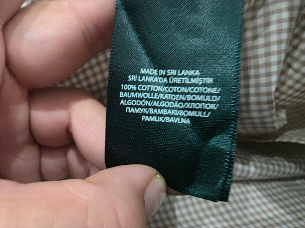 Camisa Ralph Lauren 17 1/2 34-35 Classic Fit Cafe Claro