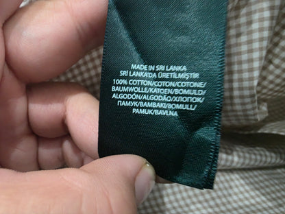 Camisa Ralph Lauren 17 1/2 34-35 Classic Fit Cafe Claro