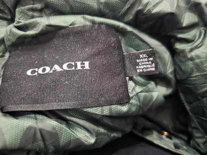 Chamarra Coach Print Xxl Verde
