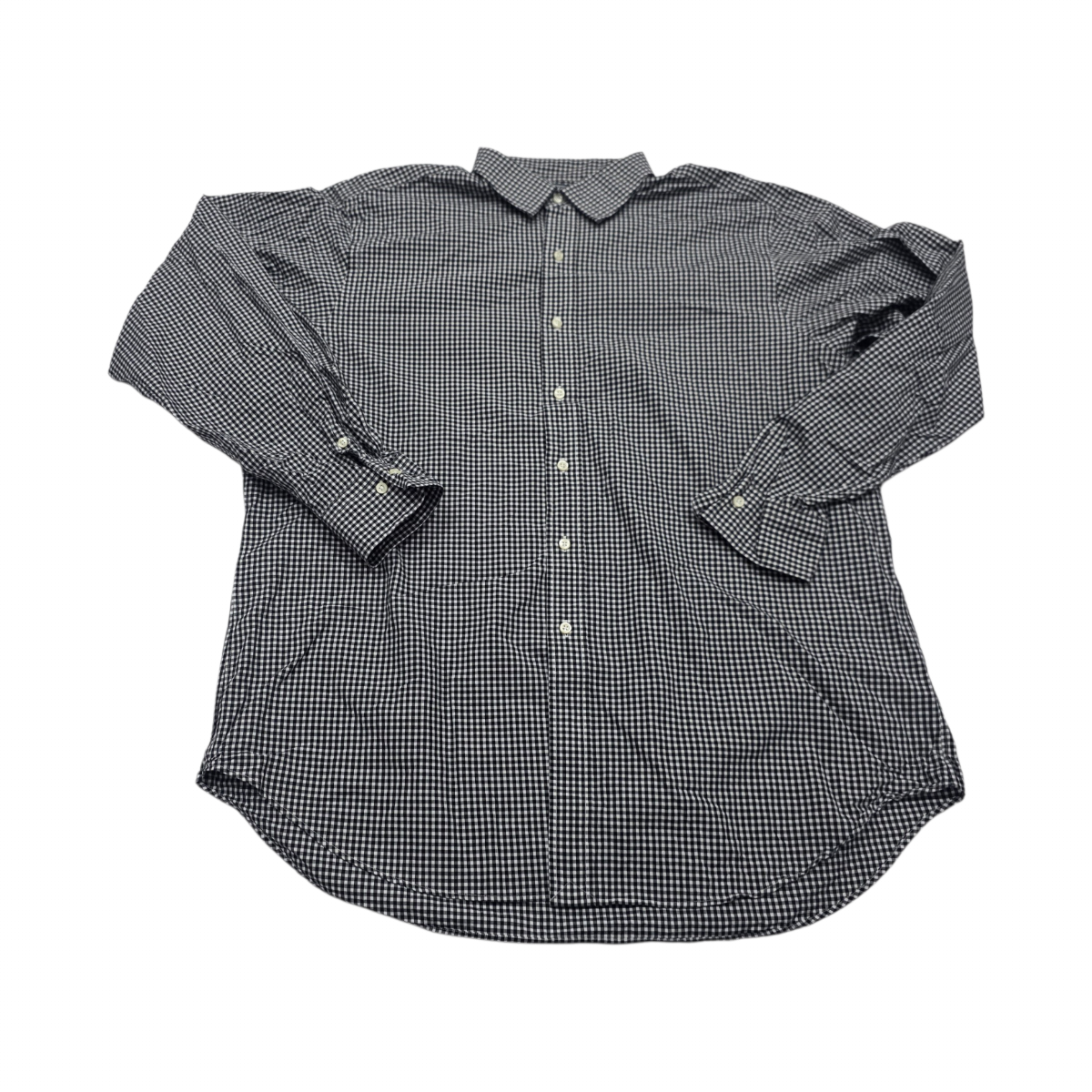 Camisa Ralph Lauren 18 Xxl Curham Cuadro Negro Y Blanco