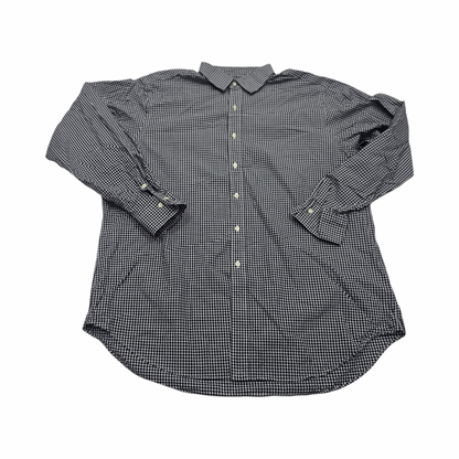 Camisa Ralph Lauren 18 Xxl Curham Cuadro Negro Y Blanco