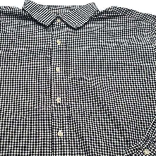 Camisa Ralph Lauren 18 Xxl Curham Cuadro Negro Y Blanco
