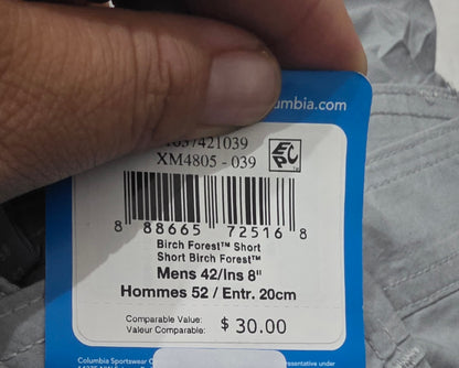 Bermuda Columbia Talla 42 Gris