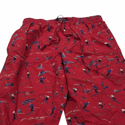 Pijama Ralph Lauren Mediana M Roja Skii (Usado)