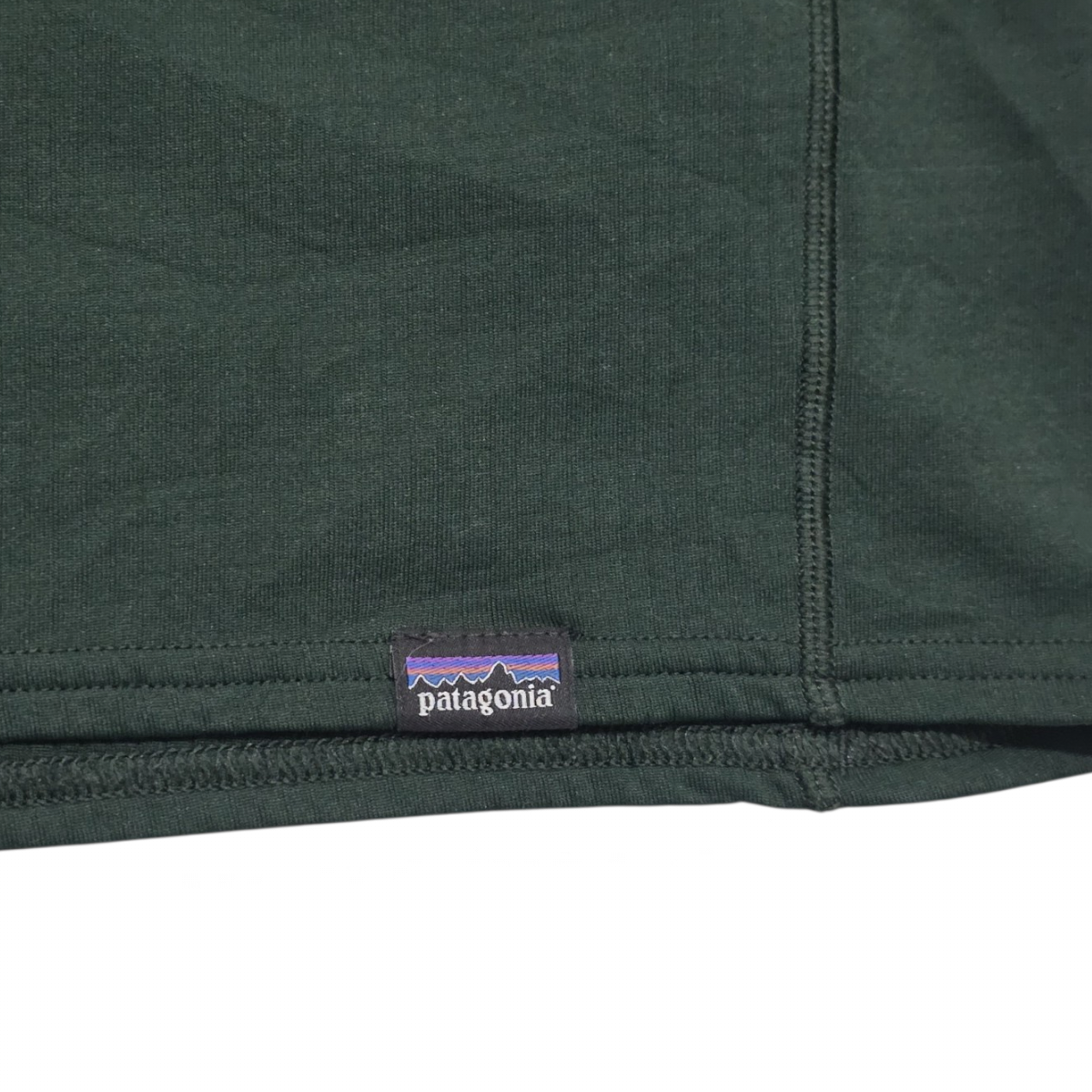 Playera Patagonia Mediana M Manga Larga Verde (Usado)