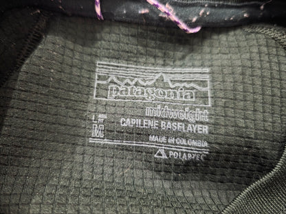Playera Patagonia Mediana M Manga Larga Verde (Usado)