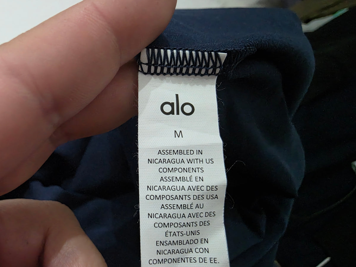 Playera Alo Yoga Mediana M Azul (Usado)