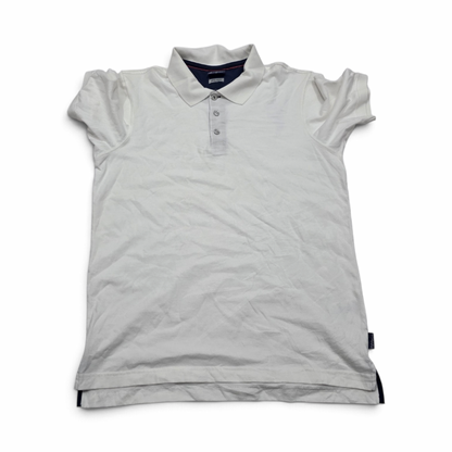 Playera Columbia Pfg Slim Mediana M Polo Blanco (Usado)