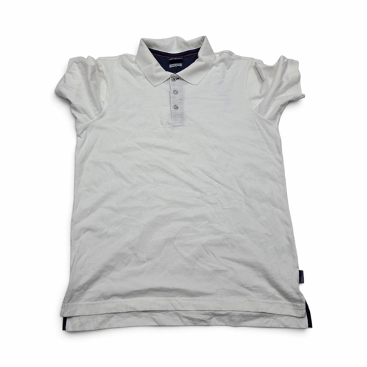 Playera Columbia Pfg Slim Mediana M Polo Blanco (Usado)