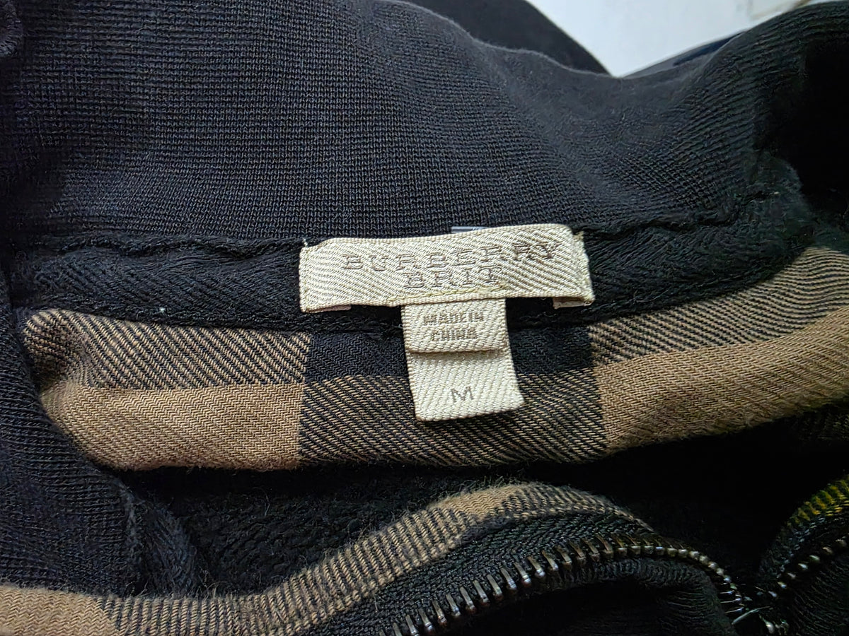Sudadera Burberry Brit Mediana M Negro Deslavado (Usado)