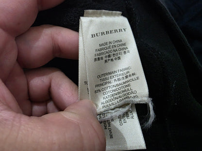 Sudadera Burberry Brit Mediana M Negro Deslavado (Usado)