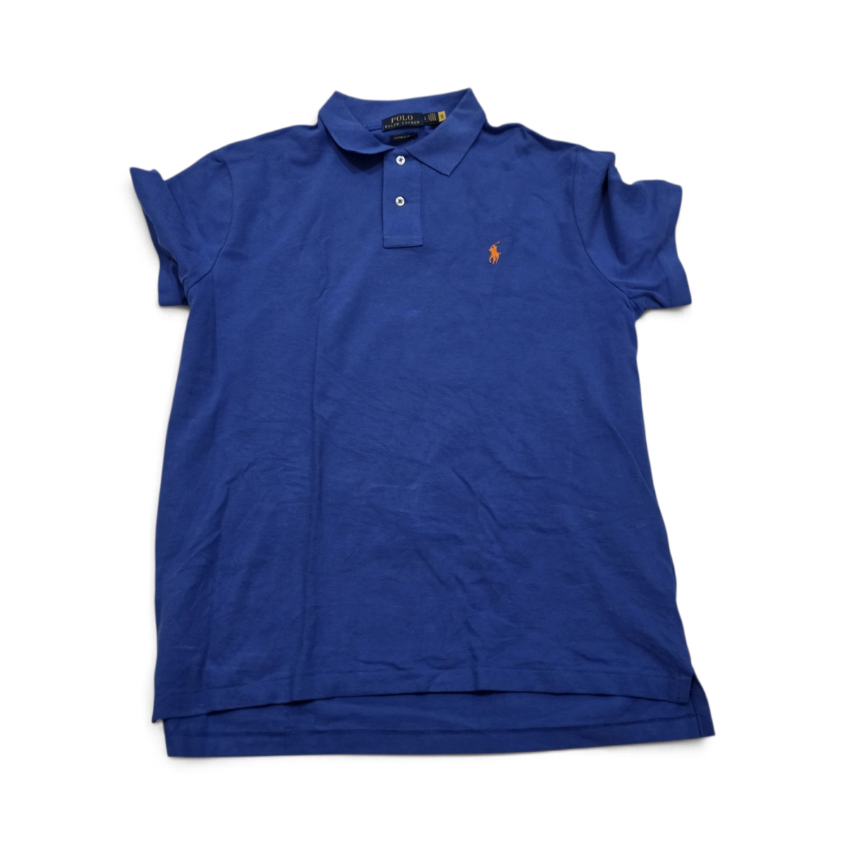 Playera Ralph Lauren Polo Grande L Custom Slimfit Azul (Usado)