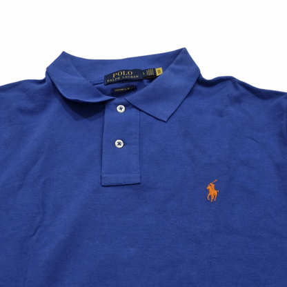 Playera Ralph Lauren Polo Grande L Custom Slimfit Azul (Usado)