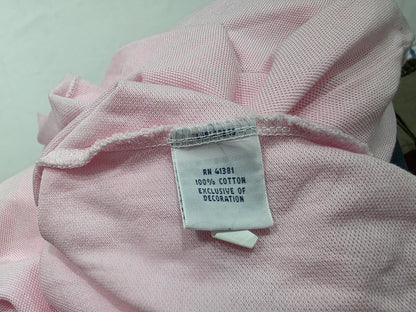 Playera Ralph Lauren Grande L Polo Knit Oxford Rosa (Usado)