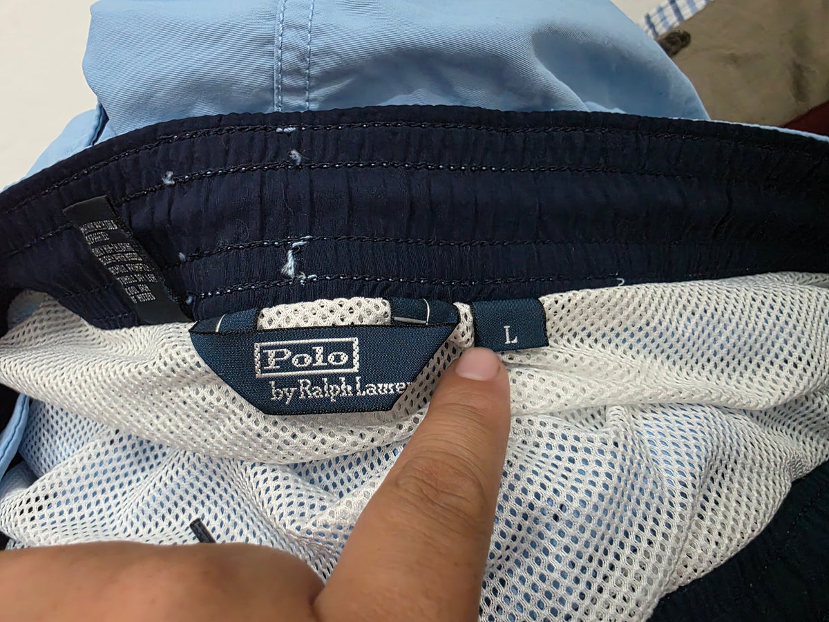 Bermuda Ralph Lauren Grande L Azul Claro Pony Azul (Usado)