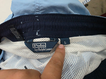 Bermuda Ralph Lauren Grande L Azul Claro Pony Azul (Usado)