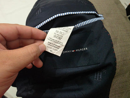 Saco Tommy Hilfiger 46l Cafe Liso (Usado)
