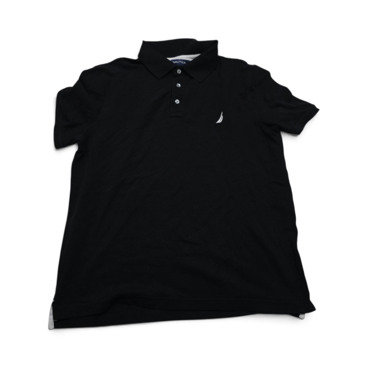 Playera Nautica Polo Grande L Negro (Usado)