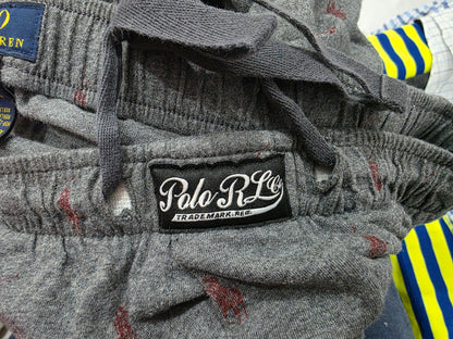 Pijama Ralph Lauren Xgrande Xl Gris Ponys (Usado)