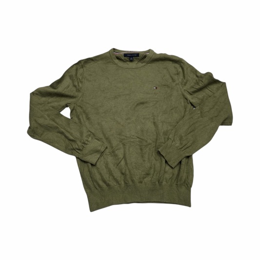 Sueter Tommy Hilfiger Mediana M Verde Cuello Redondo (Usado)