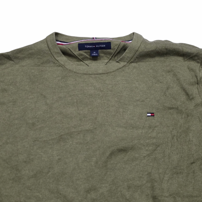 Sueter Tommy Hilfiger Mediana M Verde Cuello Redondo (Usado)