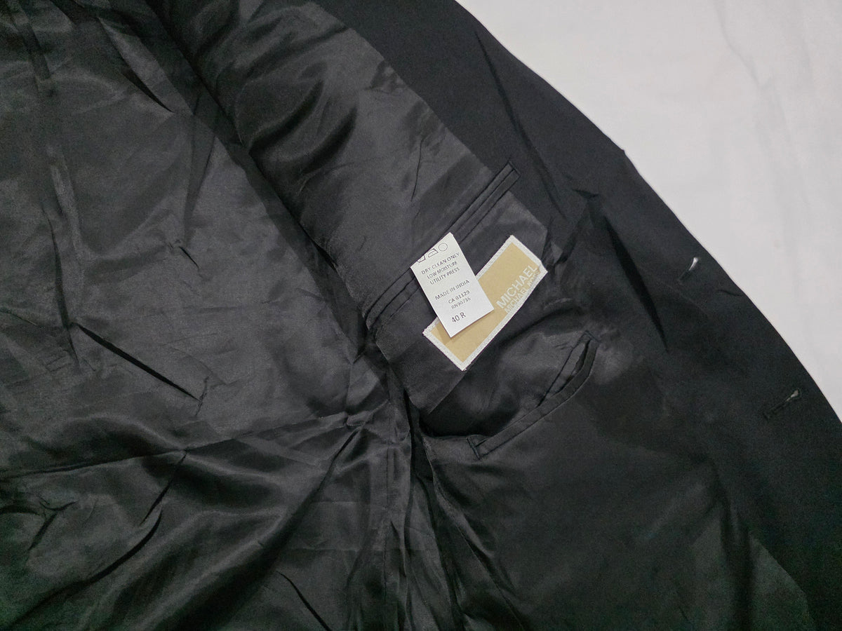 Saco Michael Kors 40r Negro (Usado)