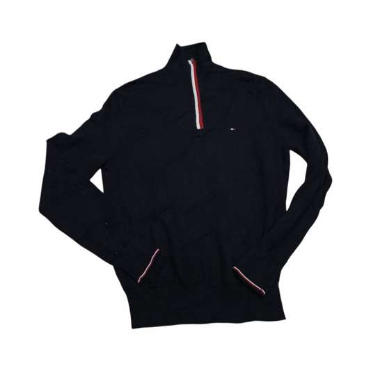 Sueter Tommy Hilfiger Mediana M Azul Cuello Alto (Usado)