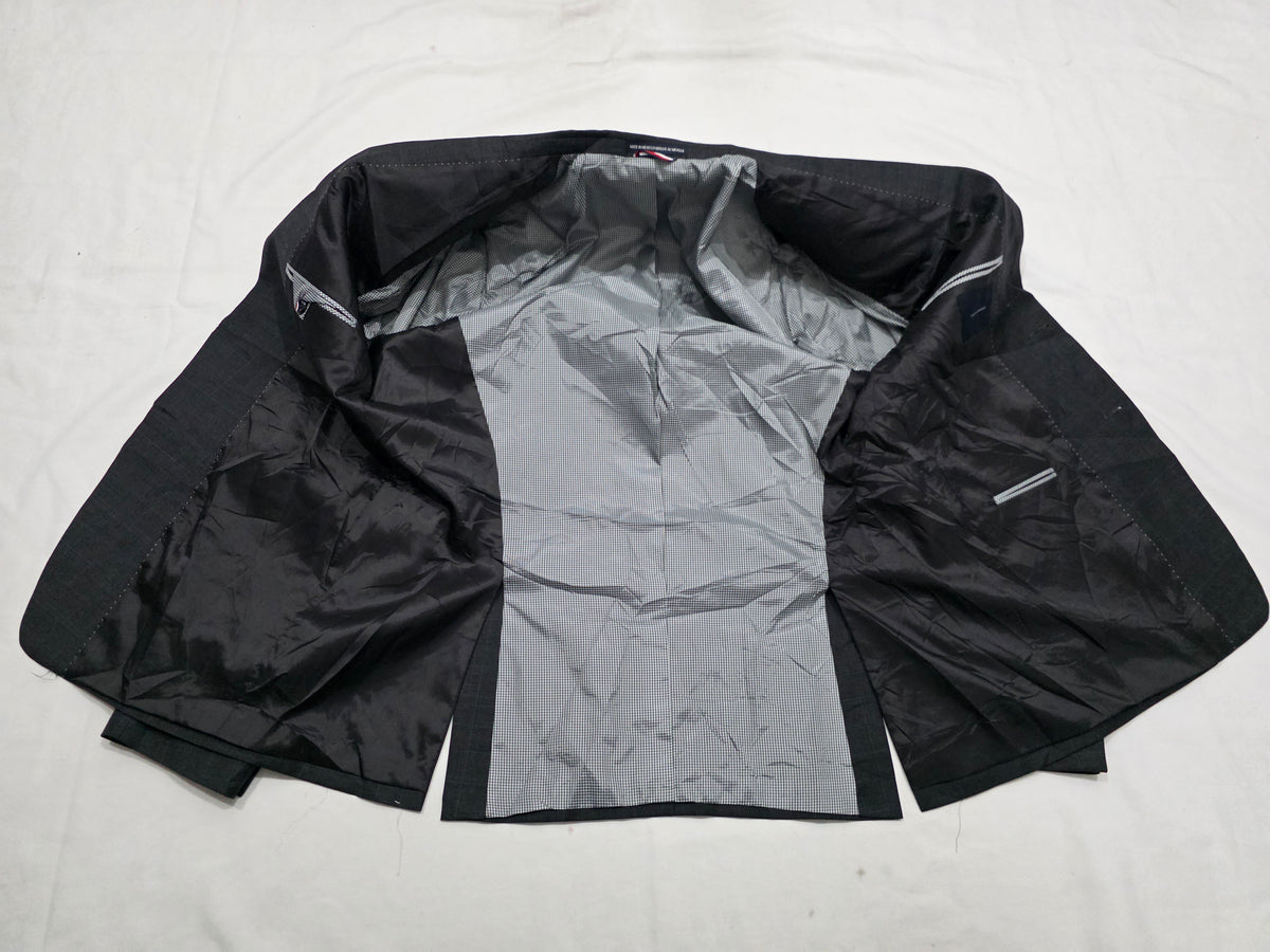 Saco Tommy Hilfiger 44l Gris Lana Y Poliester (Usado)