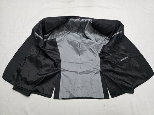 Saco Tommy Hilfiger 44l Gris Lana Y Poliester (Usado)