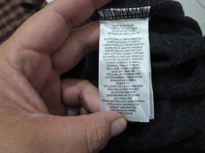 Sueter Ralph Lauren Xgrande Xl Gris Oscuro Estate Rib Cierre (Usado)
