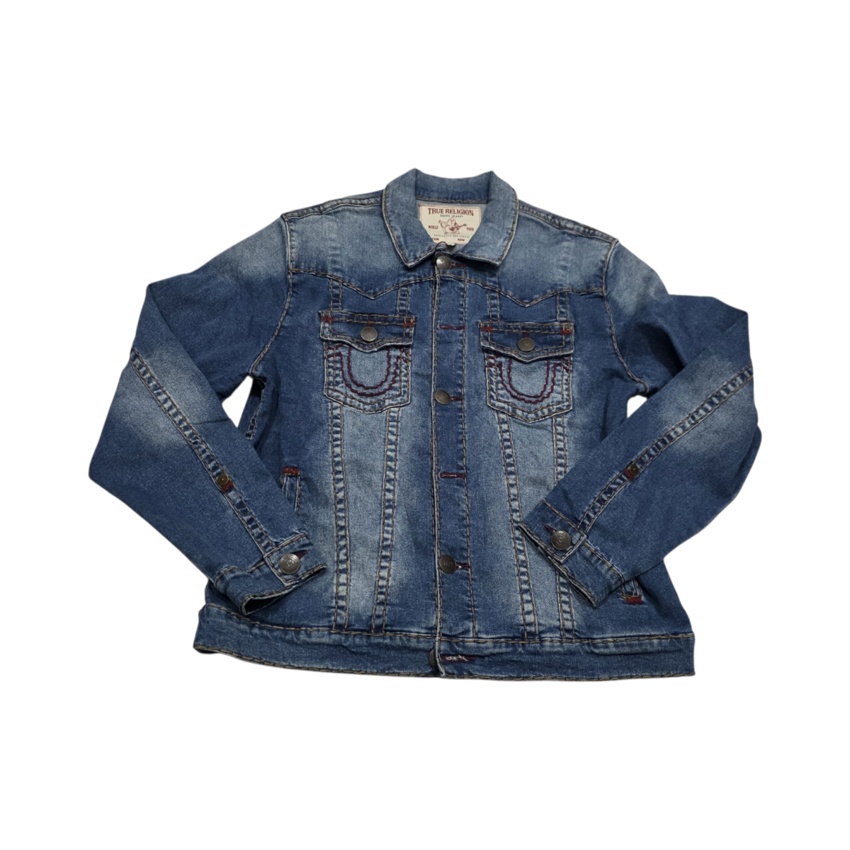 Chamarra True Religion Mezclilla 2xl Azul (NUEVO)