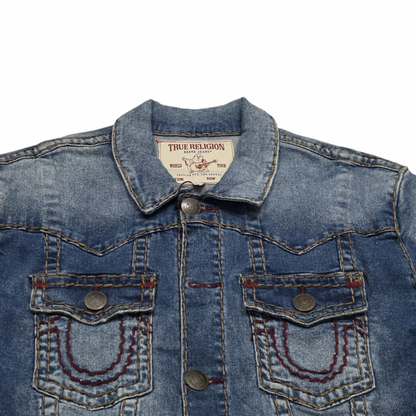 Chamarra True Religion Mezclilla 2xl Azul (NUEVO)