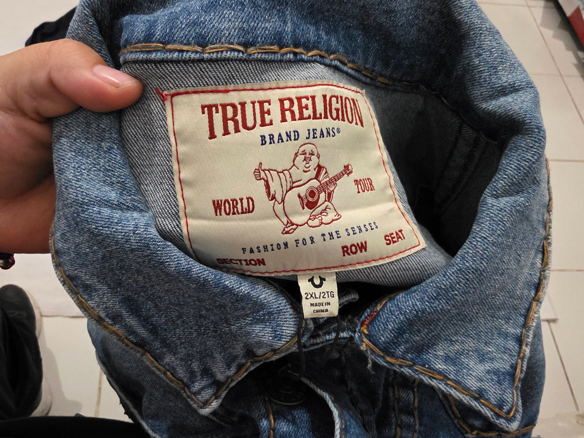 Chamarra True Religion Mezclilla 2xl Azul (NUEVO)