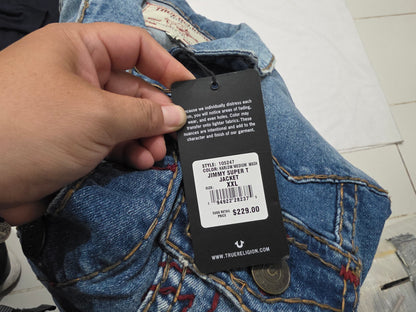 Chamarra True Religion Mezclilla 2xl Azul (NUEVO)