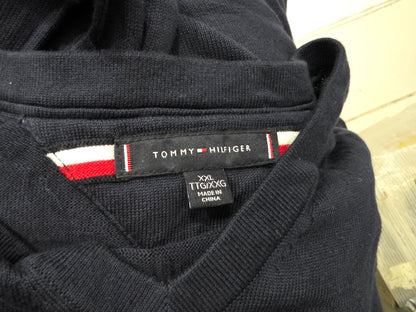Sueter Tommy Hilfiger 2xl Azul Marino Cuello V (Usado)