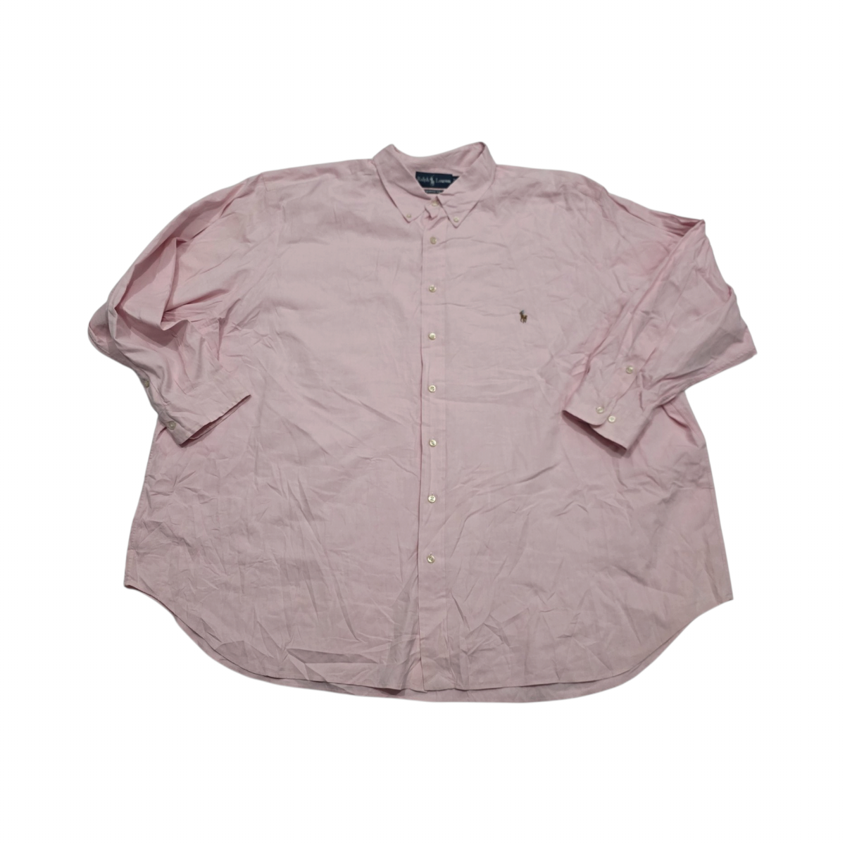Camisa Ralph Lauren 4xl 20 34-35 Big Classic Fit Rosa Pony (Usado)