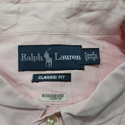 Camisa Ralph Lauren 4xl 20 34-35 Big Classic Fit Rosa Pony (Usado)