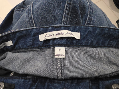 Pantalon Calvin Klein Adolescente 18 Azul Recto (Usado)