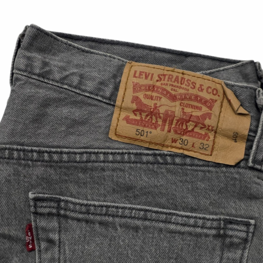 Pantalon Levis 501 30x32 Recto Gris (Usado)