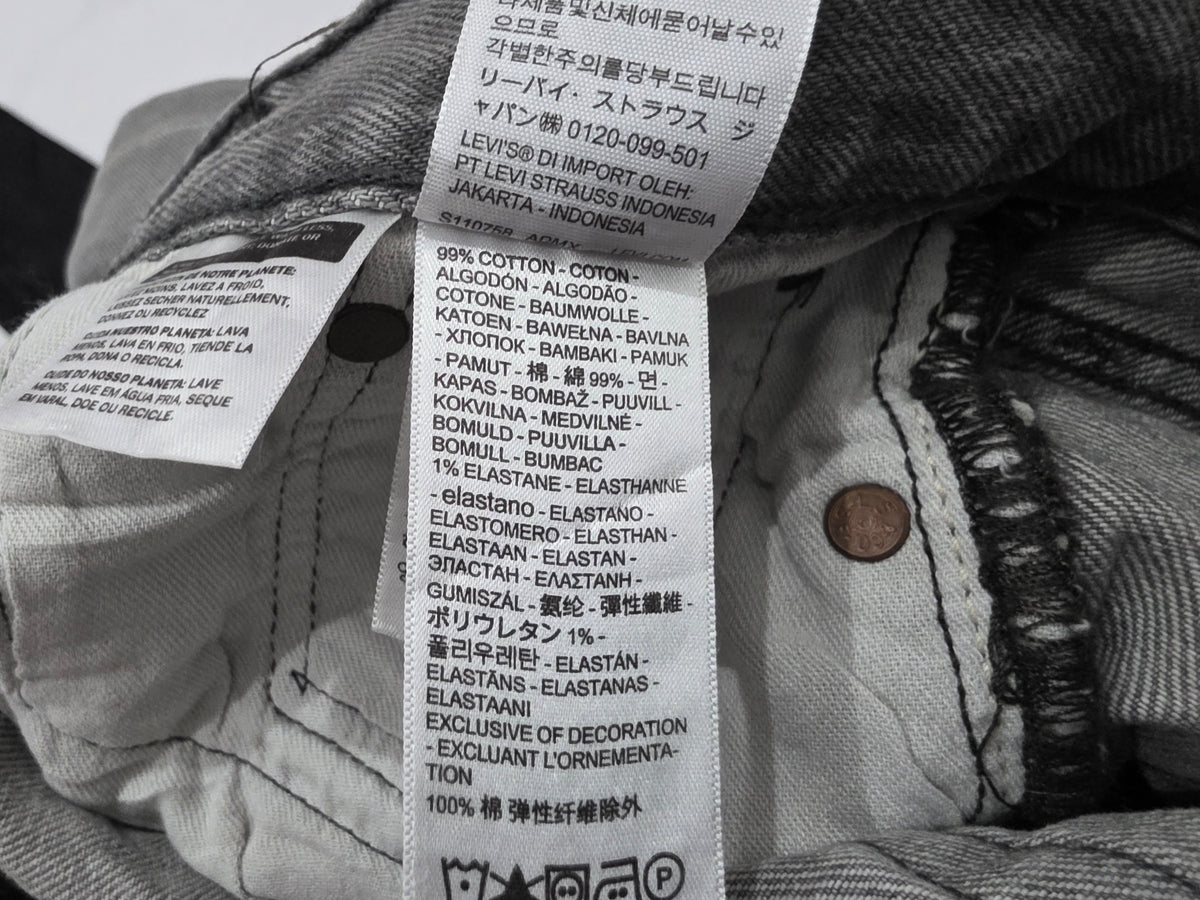 Pantalon Levis 501 30x32 Recto Gris (Usado)