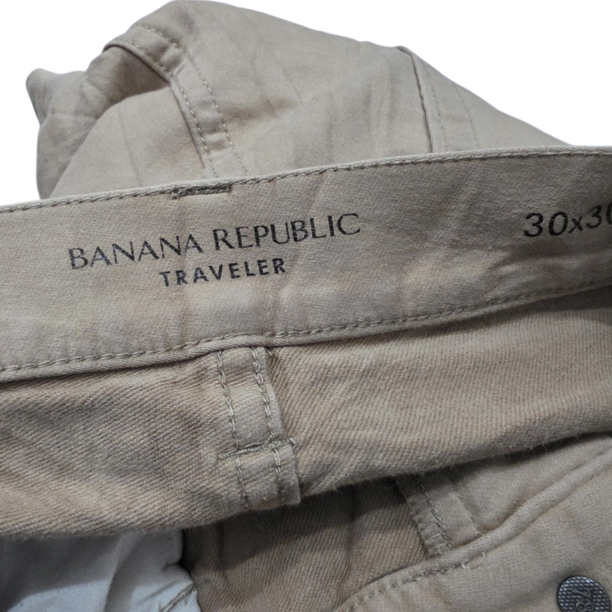 Pantalon Banana Republic 30x30 Traveler Slimfit Cafe (Usado)