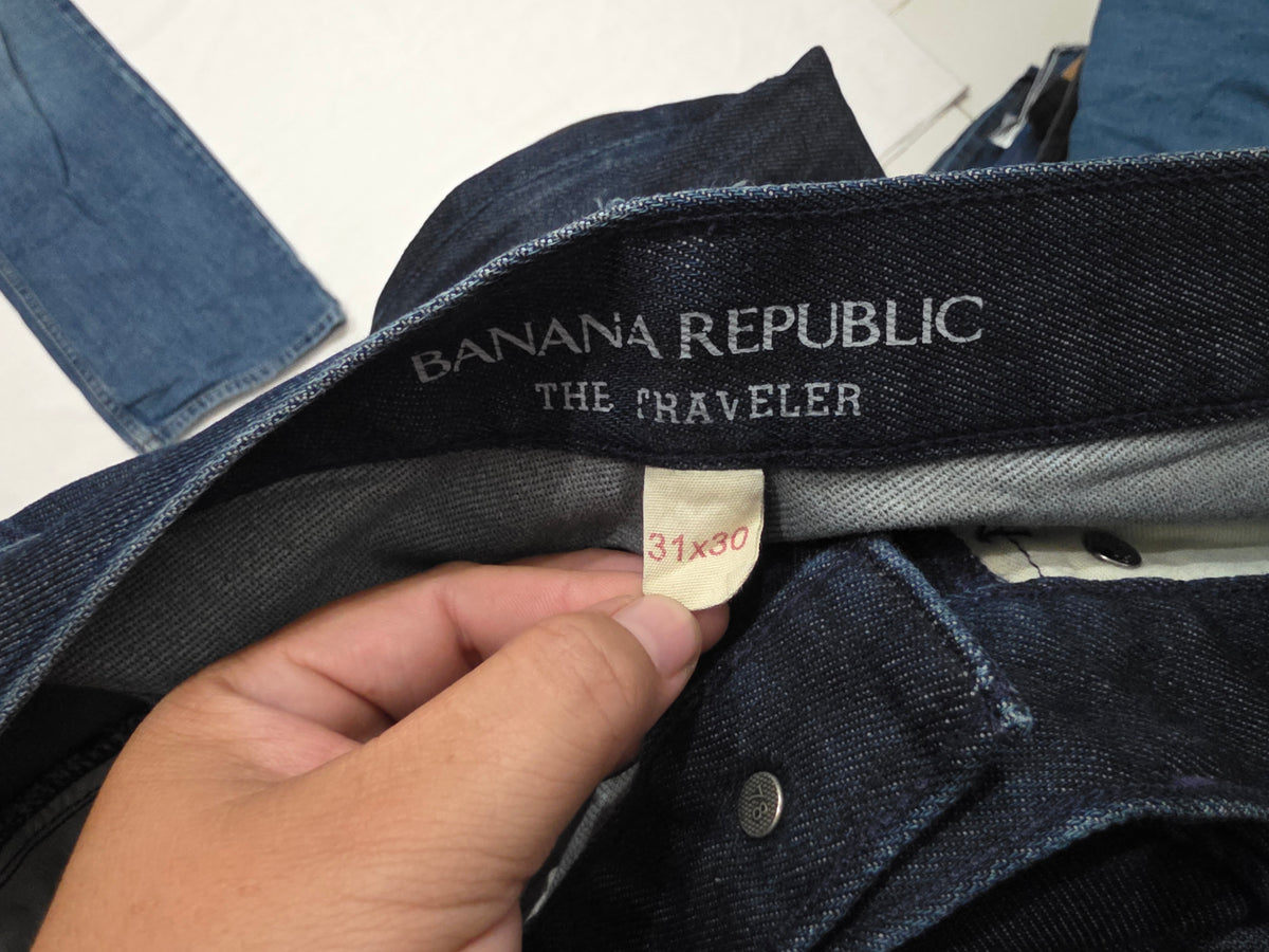 Pantalon Banana Republic 31x30 Slimfit Azul Oscuro (Usado)