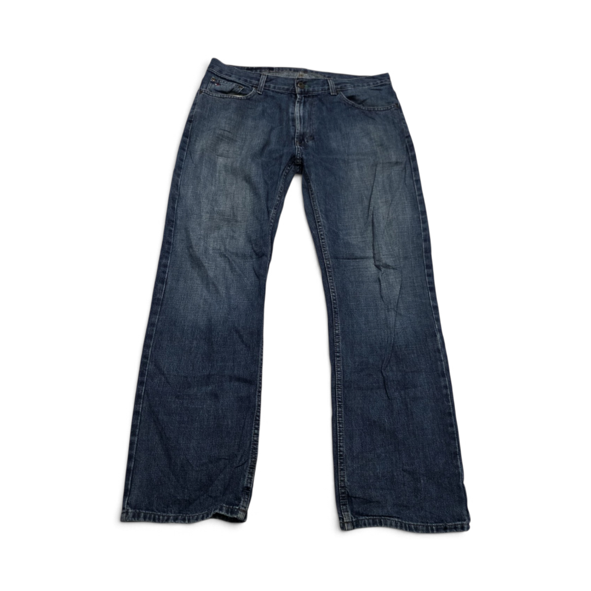 Pantalon Tommy Hilfiger 32x30 Custom Recto Azul (Usado)