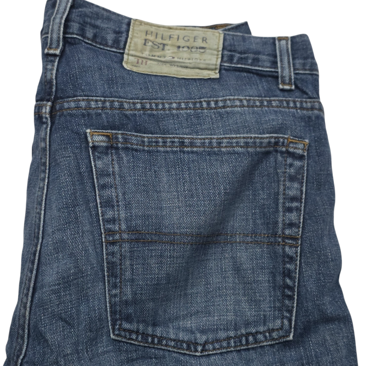 Pantalon Tommy Hilfiger 32x30 Custom Recto Azul (Usado)